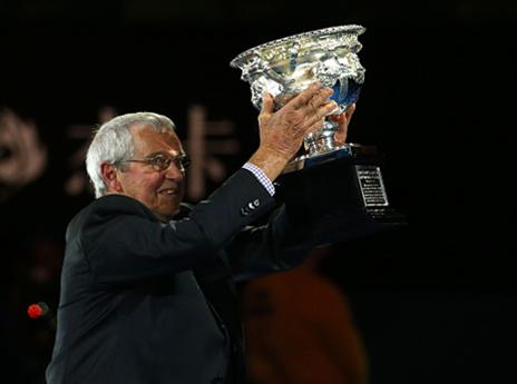 גם אמרסון הגיע לאוסטרליה כדי לפרגן לג'וקוביץ' (getty)