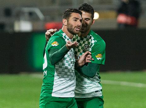 יעדר מול הפועל ת"א. עטר (צילום: עודד קרני)