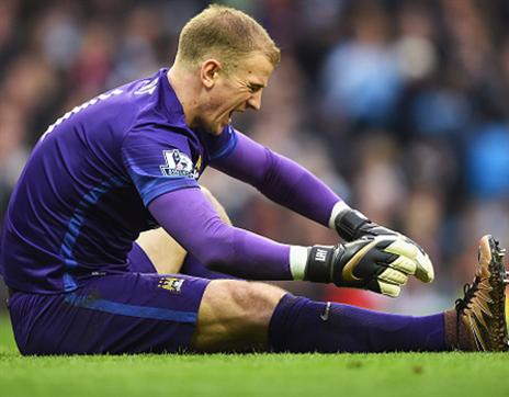 הארט אחרי הפגיעה. מכה לסיטי (getty)