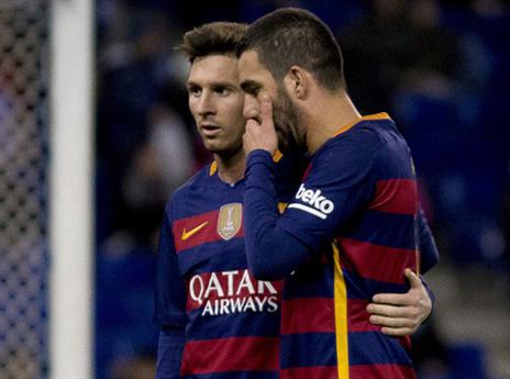 עם מסי. "הכל לגביו אדיר" (getty)