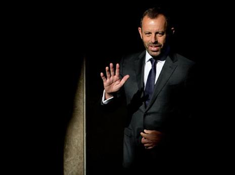 רוסל. היה נשיא ברצלונה בעת חתימת החוזה (Getty)