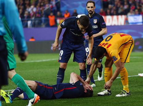 לא ישחק גם במשחק הראשון מול באיירן. גודין (Getty)