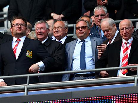 סר אלכס פרגוסון הגיע לצפות בשדים האדומים (gettyimages)