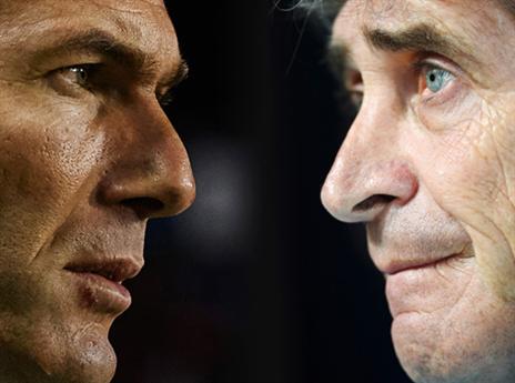 מי ינצח? זידאן מול פלגריני (Getty)