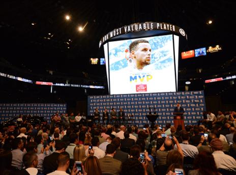 MVP ראוי. סטפן קרי שוב זכה בתואר (getty)