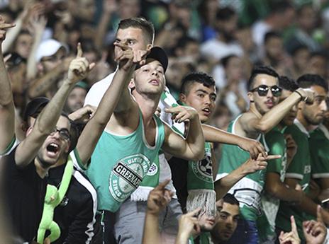 אוהדי מכבי חיפה לקחו קשה את התבוסה למכבי ת"א