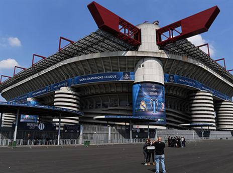 סן סירו היה ערך לקראת אירוח הדרבי של מדריד (gettyimages)