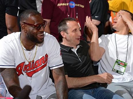 מה-NBA לאירופה. בלאט בין טיירון לו ללברון (Getty)