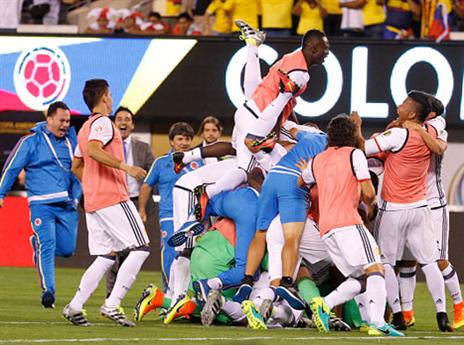 קולומביה בחצי הגמר (GETTYIMAGES)