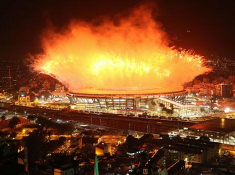 והייתה גם "קצת" פירוטכניקה (getty)