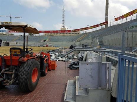 עבודות השיפוץ בבלומפילד החלו
