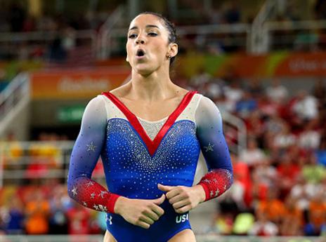 רייזמן. מתעמלת בקנה מידה עולמי (getty)