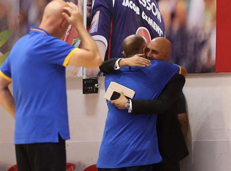 אדלשטיין והמנכ"ל החדש גיא בדש (אלן שיבר)