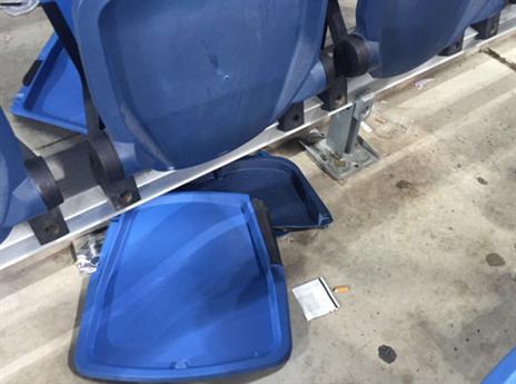 ונדליזם באיצטדיון סמי עופר