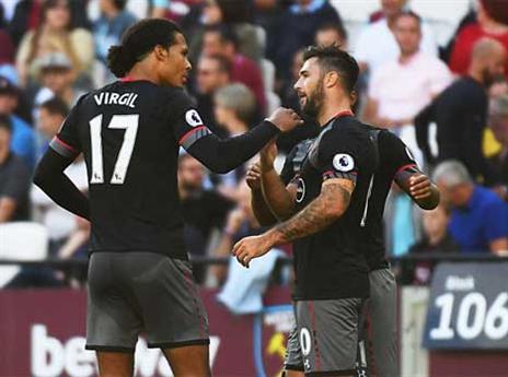 יגיעו לב"ש במצב רוח טוב. שחקני סאות'המפטון (Getty)