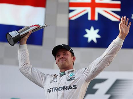 בעל המזל ואולי גם בעל התואר. רוזברג (getty)