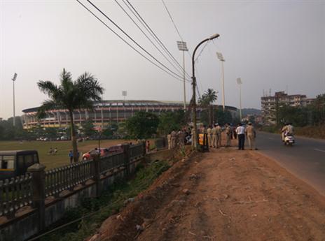 איצטדיון הכדורגל בגואה. הגעגוע עשה את שלו