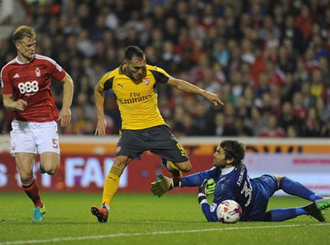 סטויקוביץ' מול ארסנל. עוקב גם מאנגליה (getty)