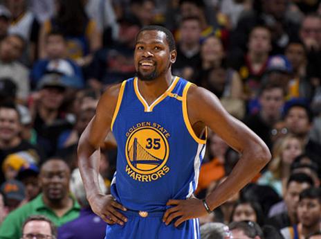 במקום השלישי. קווין דוראנט (Getty)