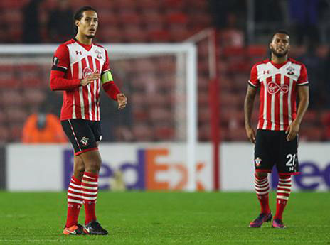 הלחיץ את ב"ש והוביל את סאות'המפטון לטופ. ואן דייק (getty)