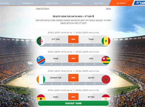 התחילו לנחש את תוצאות שלב הבתים. 5 חבר'ה