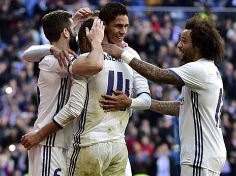 ריאל חוגגת. השוותה את השיא של ברצלונה (getty)