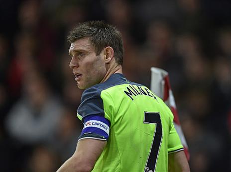 ליברפול תהיה חייבת ניצחון בגומלין. מילנר (getty)