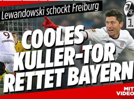 ב"בילד" החמיאו לבאיירן (צילום מסך)