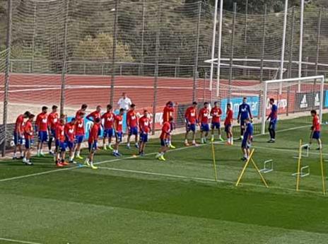ממשיכים בהכנות. הספרדים באימון היום במדריד