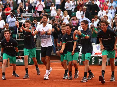 שיחרר הרבה לחץ. ג'וקוביץ' (Getty)