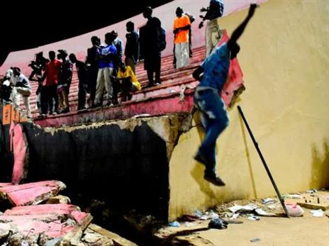 טרגדיה בגמר גביע הליגה (Twitter)