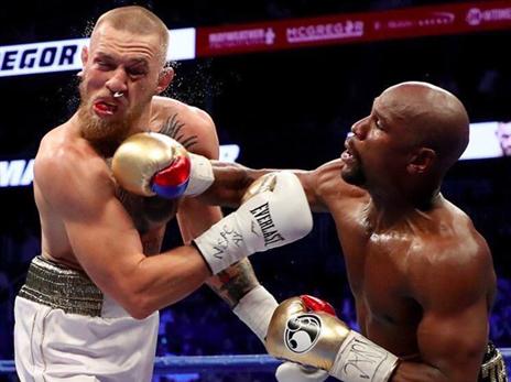 מייוות'ר דייק יותר באגרופים והוציא פחות אנרגיה (getty)