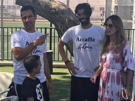 גם שביט אלימלך הגיע לחגוג לקפטן העבר של הפועל ת"א