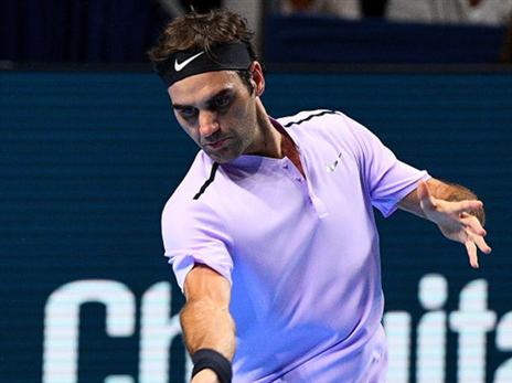 פדרר. ניצחון קשה מול הקהל הביתי (getty)