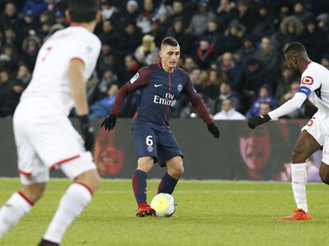 וראטי. העוגן בקישור (PSG Officiel)