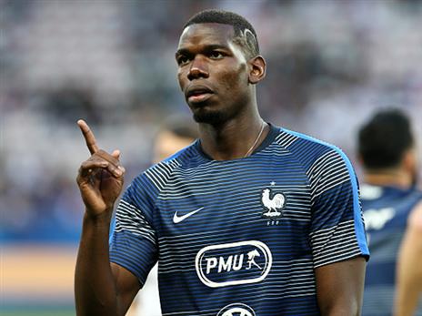 פוגבה בתמונת ההרכב מול ארה"ב בהכנה (getty)