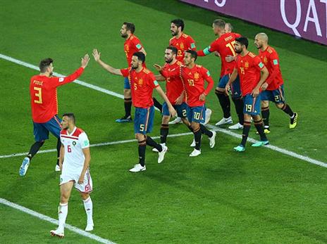 הספרדים נהנו מהכנסת המוניטור לשימוש (Getty)