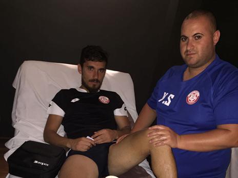 עלי חטיב עם המעסה יקיר סבח. יום מלא ראשון לחדרה בפולין