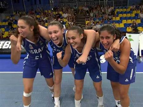 הישג יפה לנערות 3X3 (באדיבות איגוד הכדורסל)