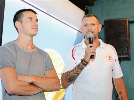 עידן מימון ואבישי סמולר. המאמן ינסה להגן על התארים של הדאבליסטית ללא הקפטן שפרש (הדר ואן קולא, איגוד הכדוריד)