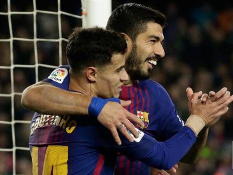 סוארס וקוטיניו חוזרים לאנפילד בשביעי במאי (GETTY)