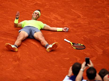 נדאל. שיחרר אנחת רווחה בסיום (Getty Images)