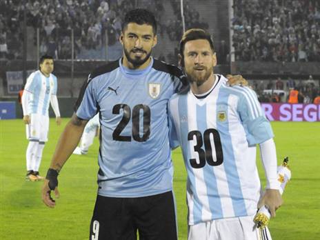 סוארס ומסי. בקרוב בבלומפילד? (Getty)