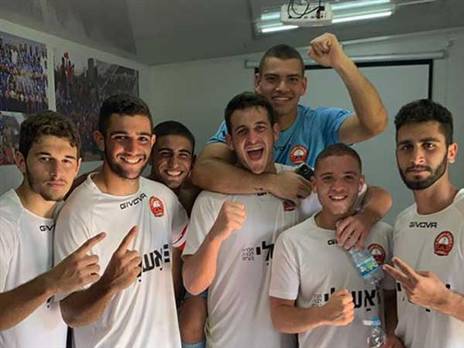 שביעייה לרשת של ב"ש (באדיבות הפועל רעננה, הפייסבוק הרשמי)