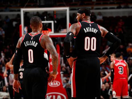 כרמלו וליליארד. בקרוב עם אבדיה? (Getty Images)