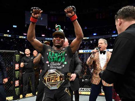 אוסמן עם החגורה, שוב (getty)