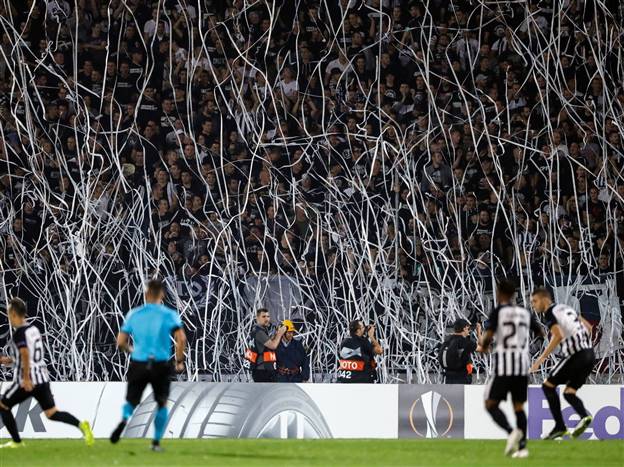 אוהדי פרטיזן. יסיימו את העונה עם טעם מתוק? (Getty)