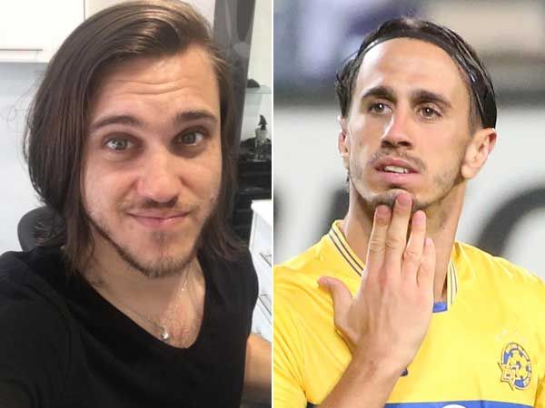 אלכסנדר פשיץ' והזמר נאור אורמיה (צילום התמונה השמאלית מהאינסטגרם של נאור אורמיה)