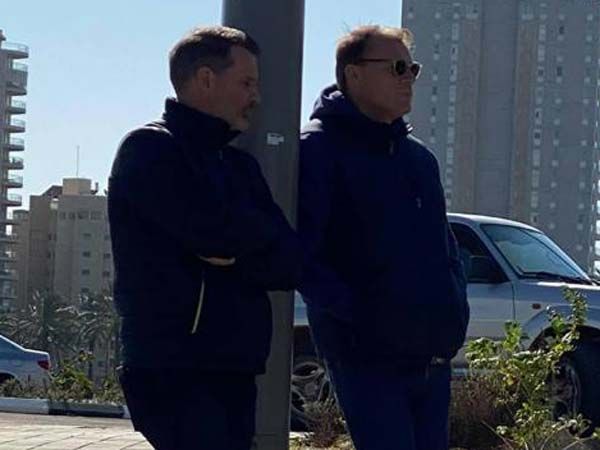 ואן לוון ואטפלד במפגש המקרי במשחק של הנוער של מכבי ת"א בטוברוק