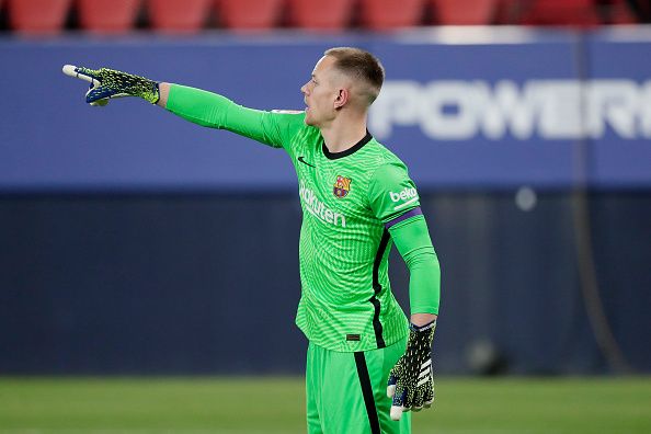 טר שטגן. נבחר למצטיין בסיום, ולא בכדי (Getty)